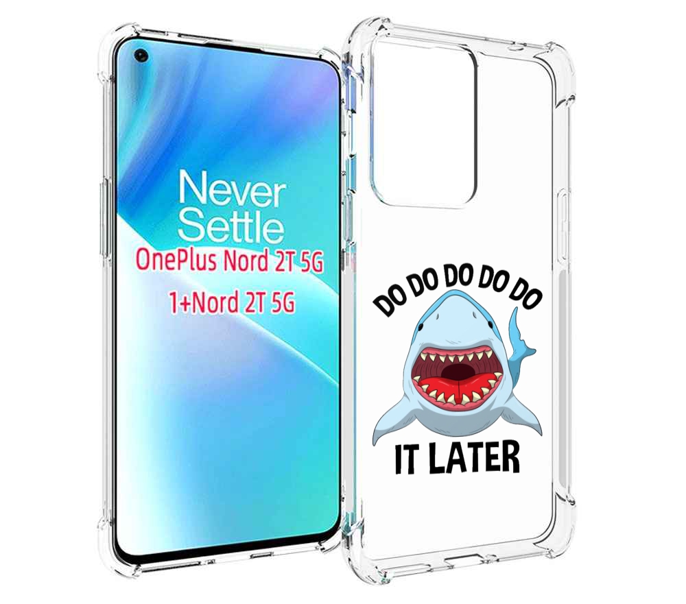 

Чехол MyPads Акула для OnePlus Nord 2T, Прозрачный, Tocco