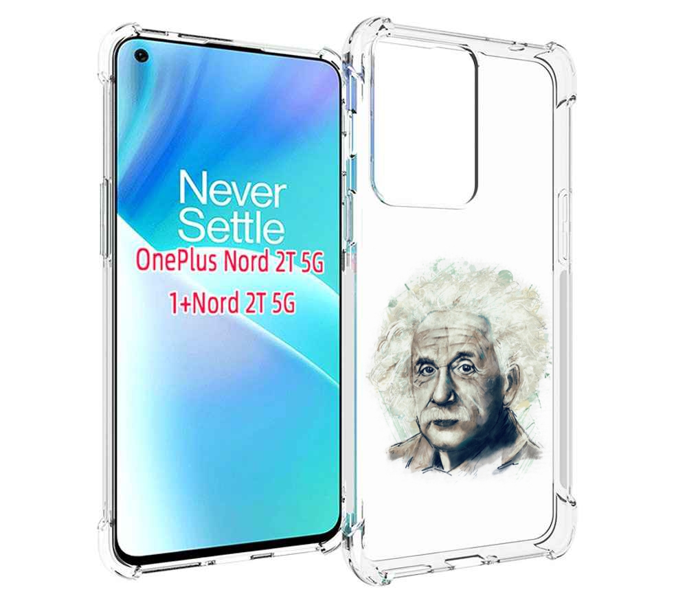 

Чехол MyPads Альберт энштейн для OnePlus Nord 2T, Прозрачный, Tocco