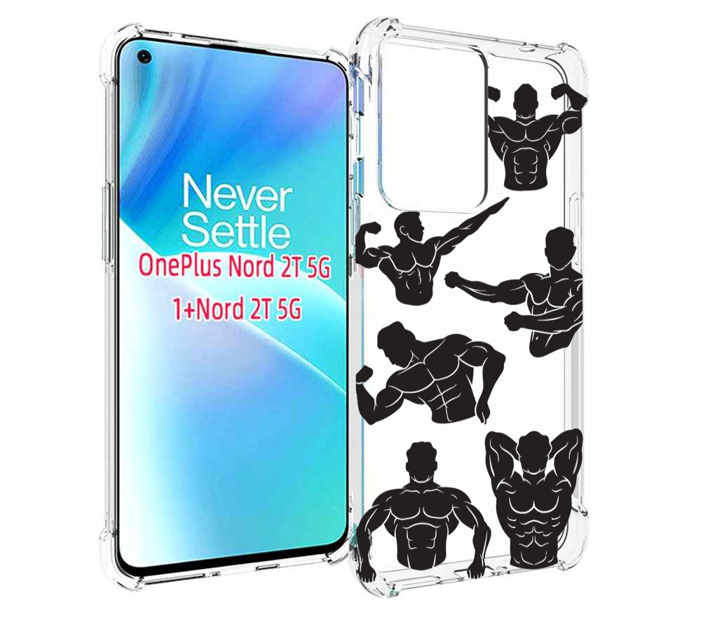 

Чехол MyPads Атлет мужской для OnePlus Nord 2T, Прозрачный, Tocco