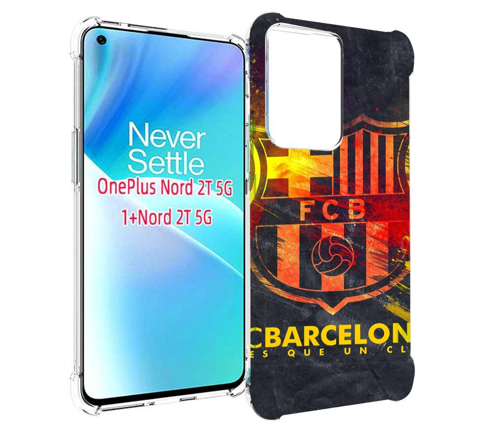 

Чехол MyPads Барселона мужской для OnePlus Nord 2T, Прозрачный, Tocco