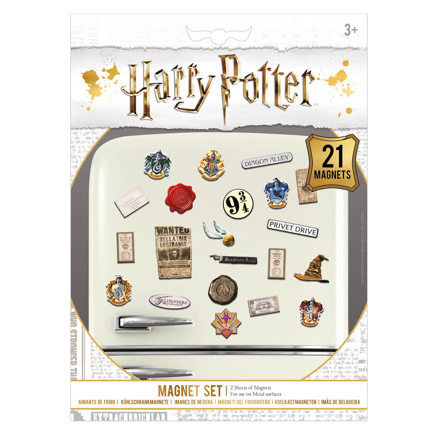 Набор магнитов Harry Potter (Wizardry) 21шт MS65083