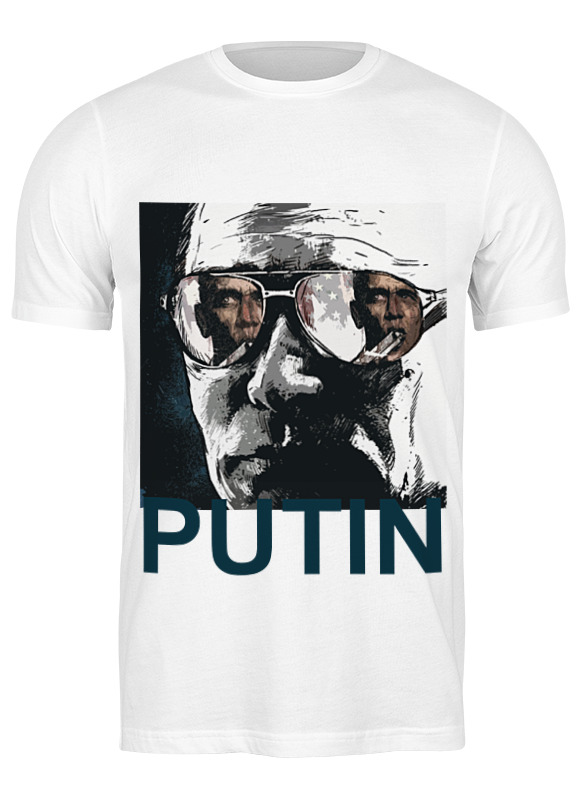 

Футболка мужская Printio Путин белая 3XL, Белый, Путин