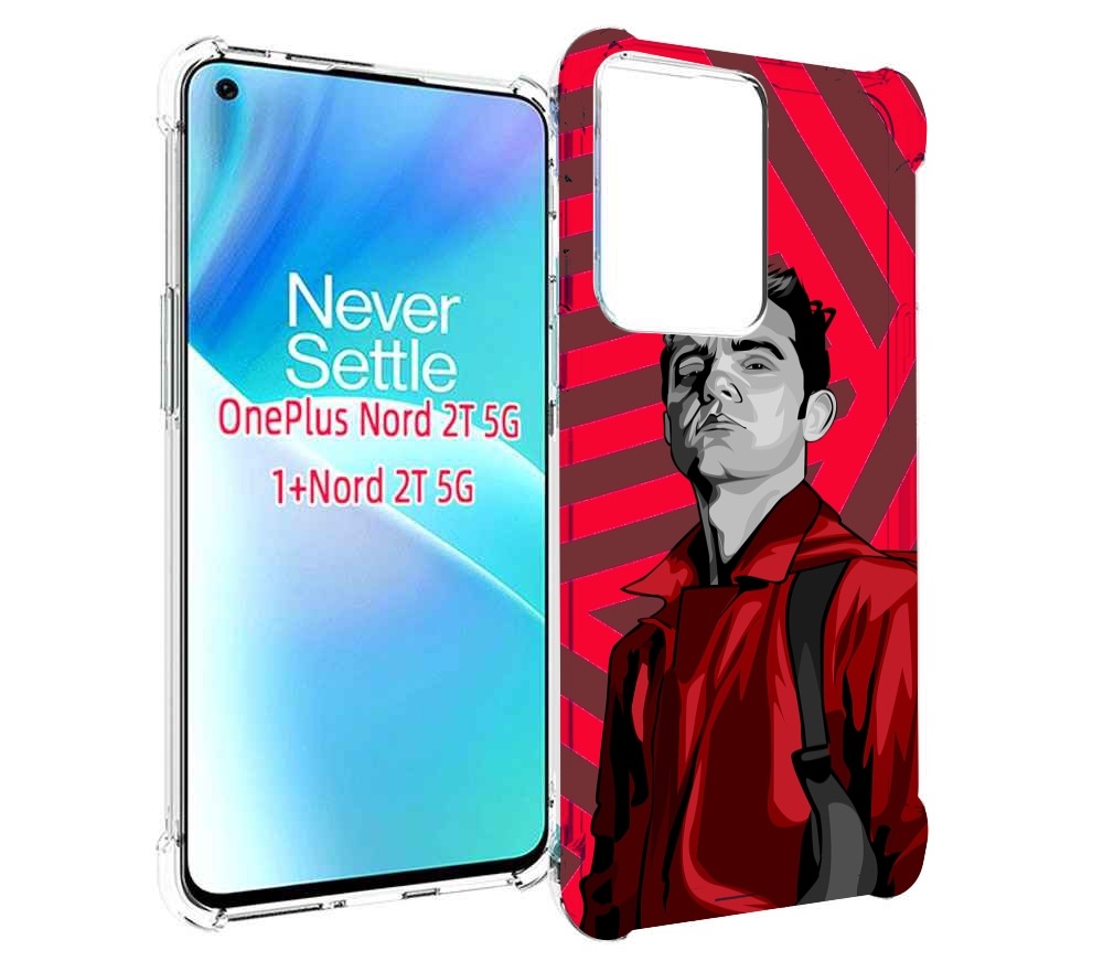 

Чехол MyPads Берлин-бумажный-дом для OnePlus Nord 2T, Прозрачный, Tocco