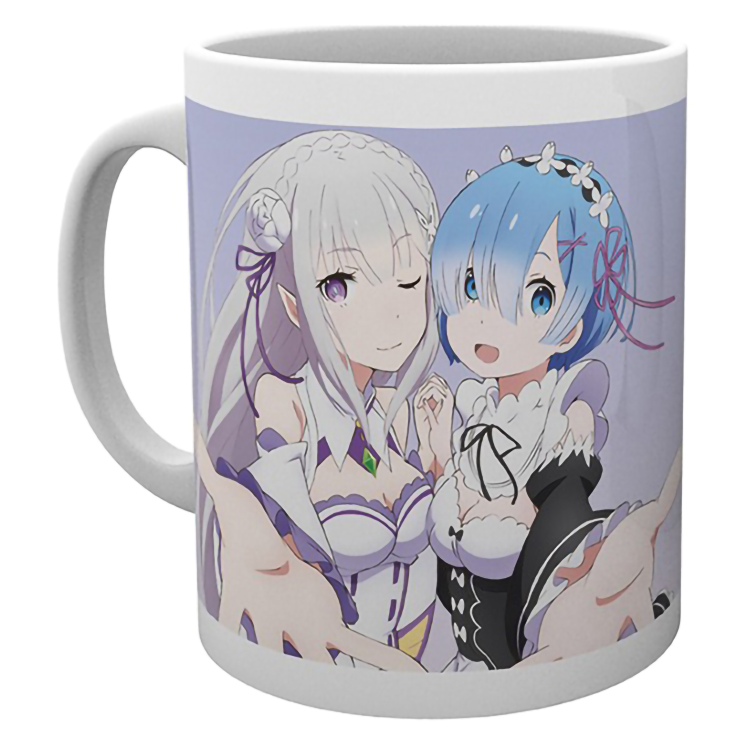 фото Кружка abystyle gb eye re: zero mug 320 ml rem & emilia subli box x2 mg2123