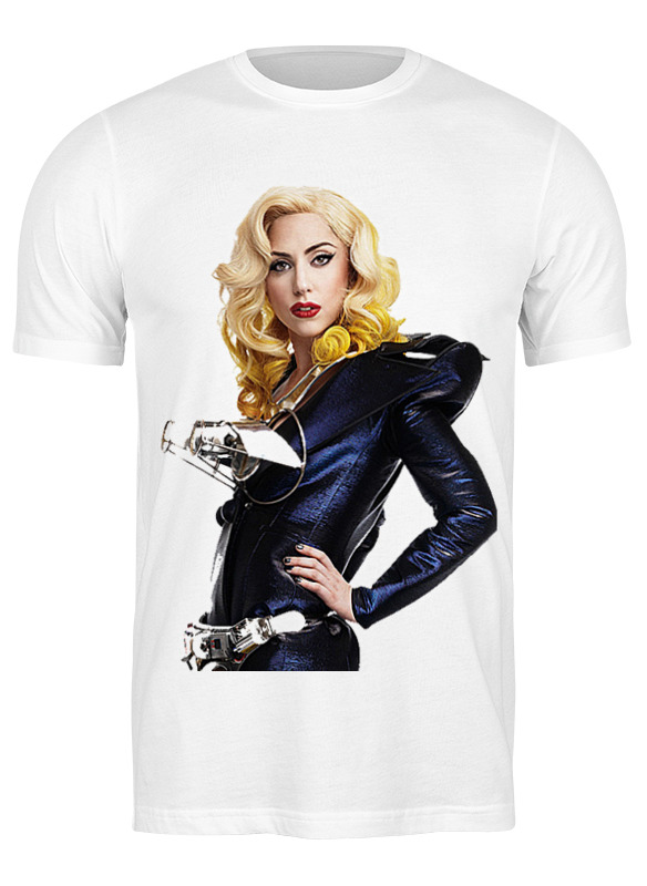 

Футболка мужская Printio Lady gaga the best белая 3XL, Белый, Lady gaga the best
