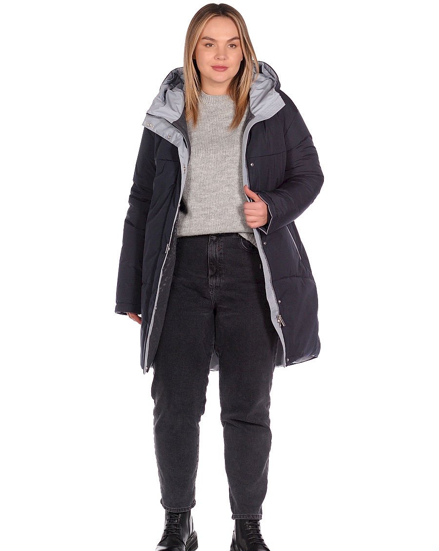 

Куртка женская Maritta 24-3025-10 синяя 50 EU, 24-3025-10