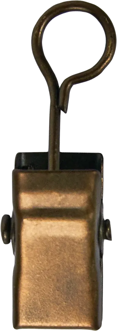Прищепка-держатель для штор Inspire 2 см цвет античная медь автомобильный держатель прищепка на козырек приборной панели akai
