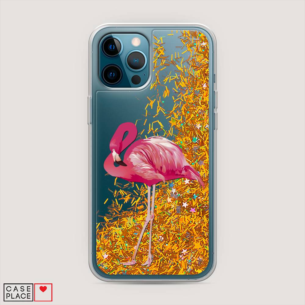 

Чехол Awog на Apple iPhone 12 Pro Max / Айфон 12 Pro Max "Застенчивый фламинго", Разноцветный, 12790-1