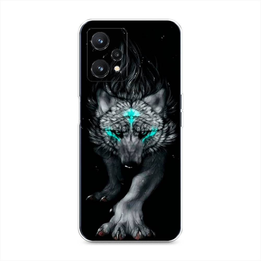 

Силиконовый чехол "Волшебный волк" на Realme 9 5G, Черный