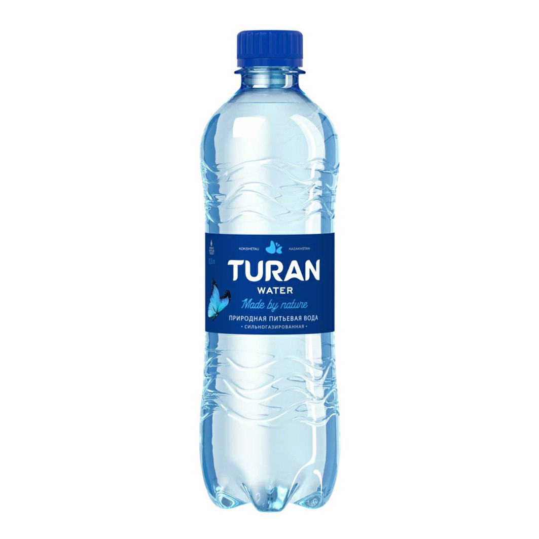 Вода минеральная Тuran сильногазированная 0,5 л