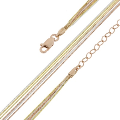 

Колье из серебра 50 см Серебряная венеция 187051YZS030L, 187051YZS030L