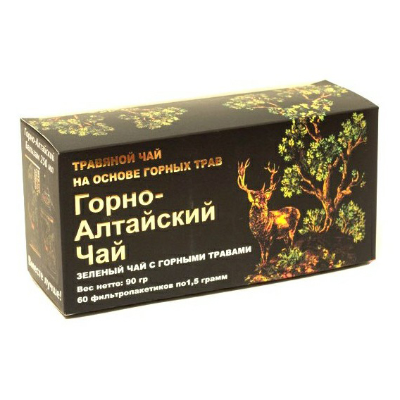 Чай травяной Нарине горно-алтайский в пакетиках 1,5 г x 60 шт