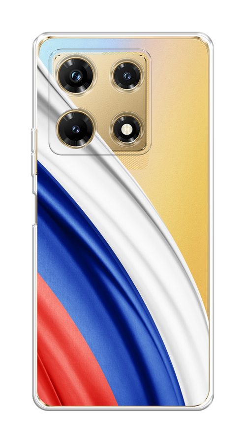 

Чехол на Infinix Note 30 Pro "Флаг России уголок", Белый;синий;красный;прозрачный, 3104550-1