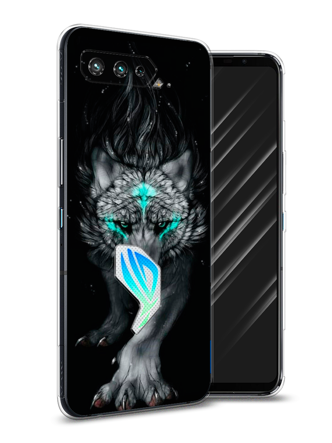 

Чехол Awog на Asus ROG Phone 5S "Волшебный волк", Черный;серый;синий, 44550-2