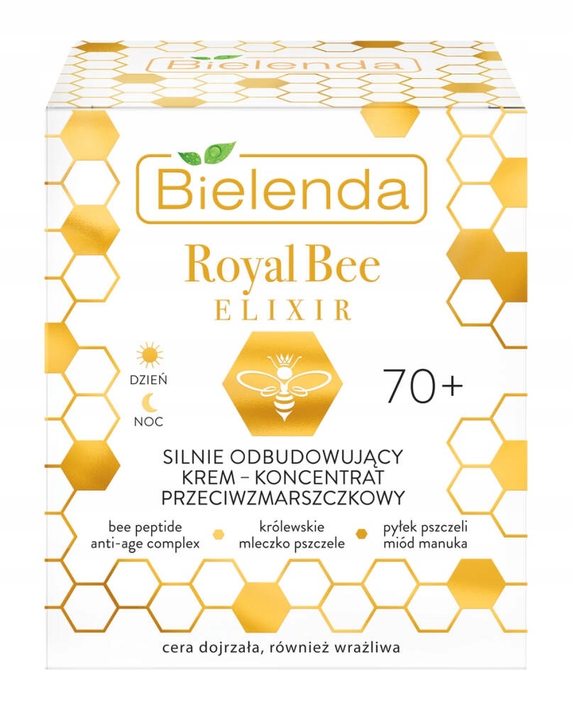 

Крем для лица ROYAL BEE ELIXIR сильно восстанавливающий против морщин 70+, 50мл