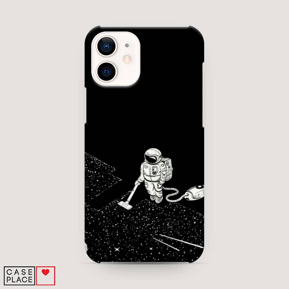 

Пластиковый чехол "Космонавт с пылесосом" на Apple iPhone 12 mini, 12620-3