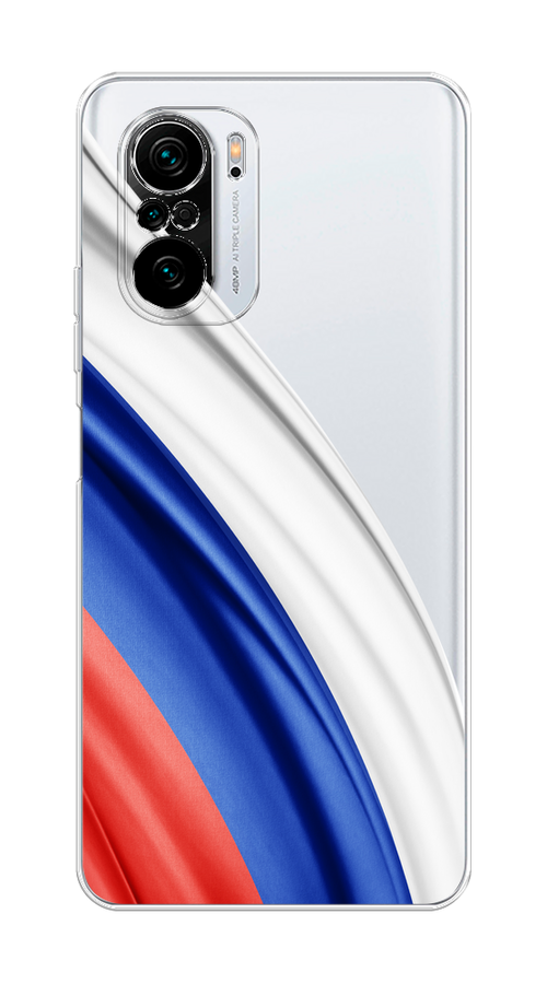 

Чехол на Xiaomi Poco F3/Redmi K40/Mi 11i "Флаг России уголок", Белый;синий;красный;прозрачный, 310950-1