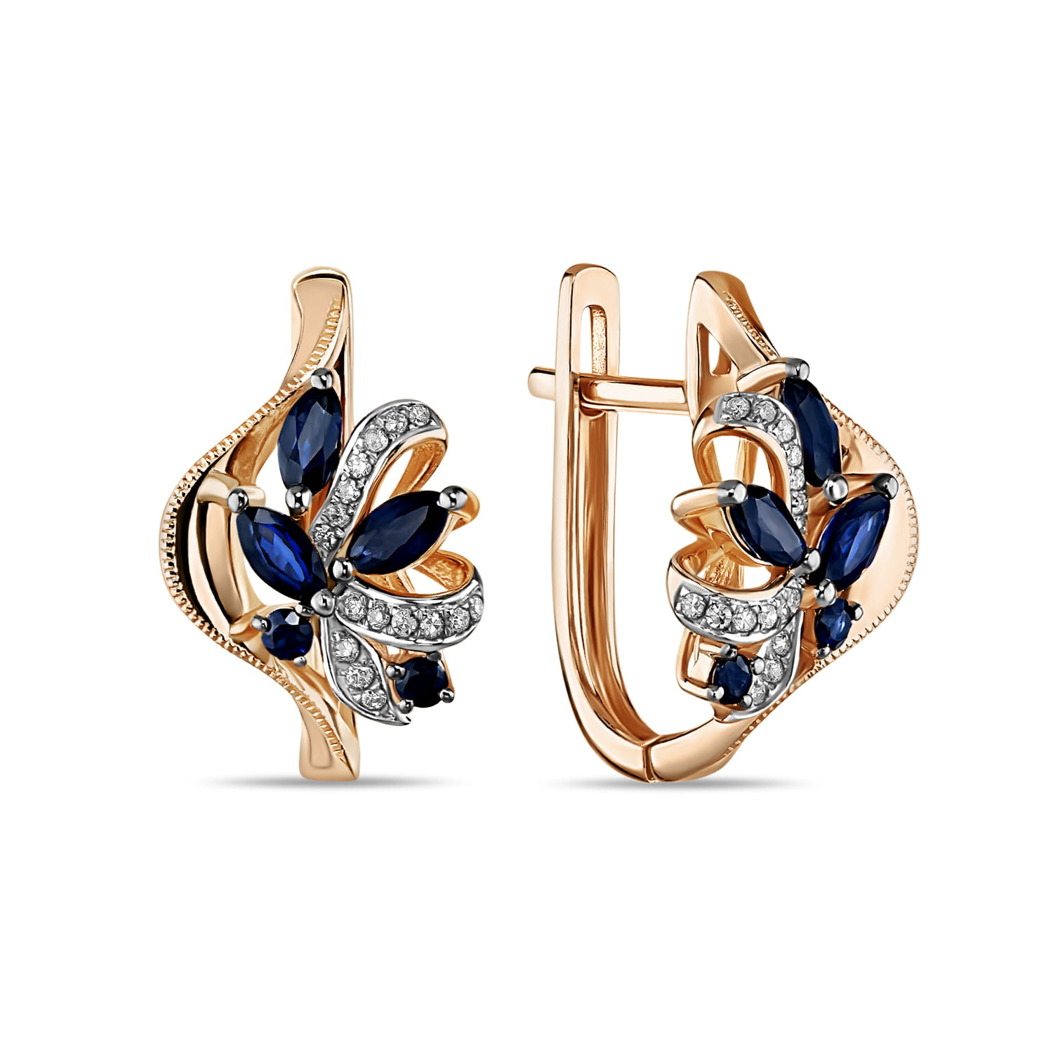 

Серьги из золота MIUZ Diamonds (Московский ювелирный завод) E755-66812E001-R17, бриллиант