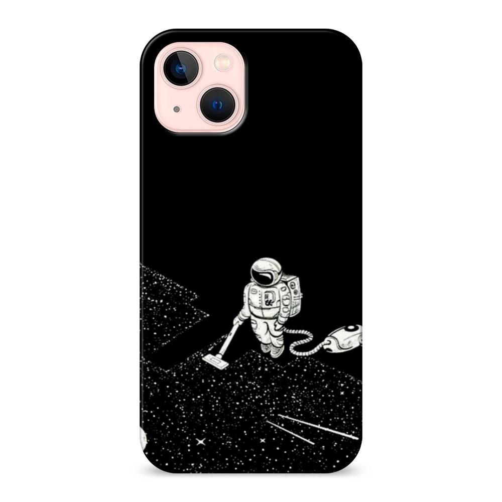 

Пластиковый чехол "Космонавт с пылесосом" на Apple iPhone 13, 14220-3