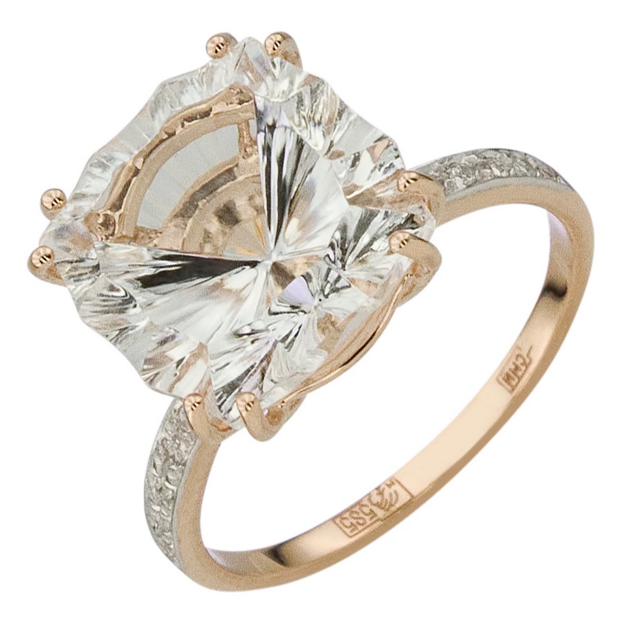 

Кольцо из красного золота с фианитом р.  ALORIS Кольцо 1480ГхКц, Кольцо 1480ГхКц
