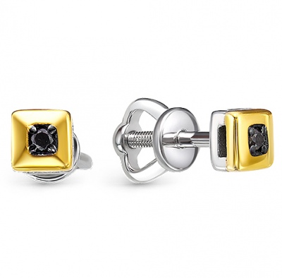 

Серьги из серебра с бриллиантом Империал С01454/Ag-605ПОЗ, С01454/Ag-605ПОЗ
