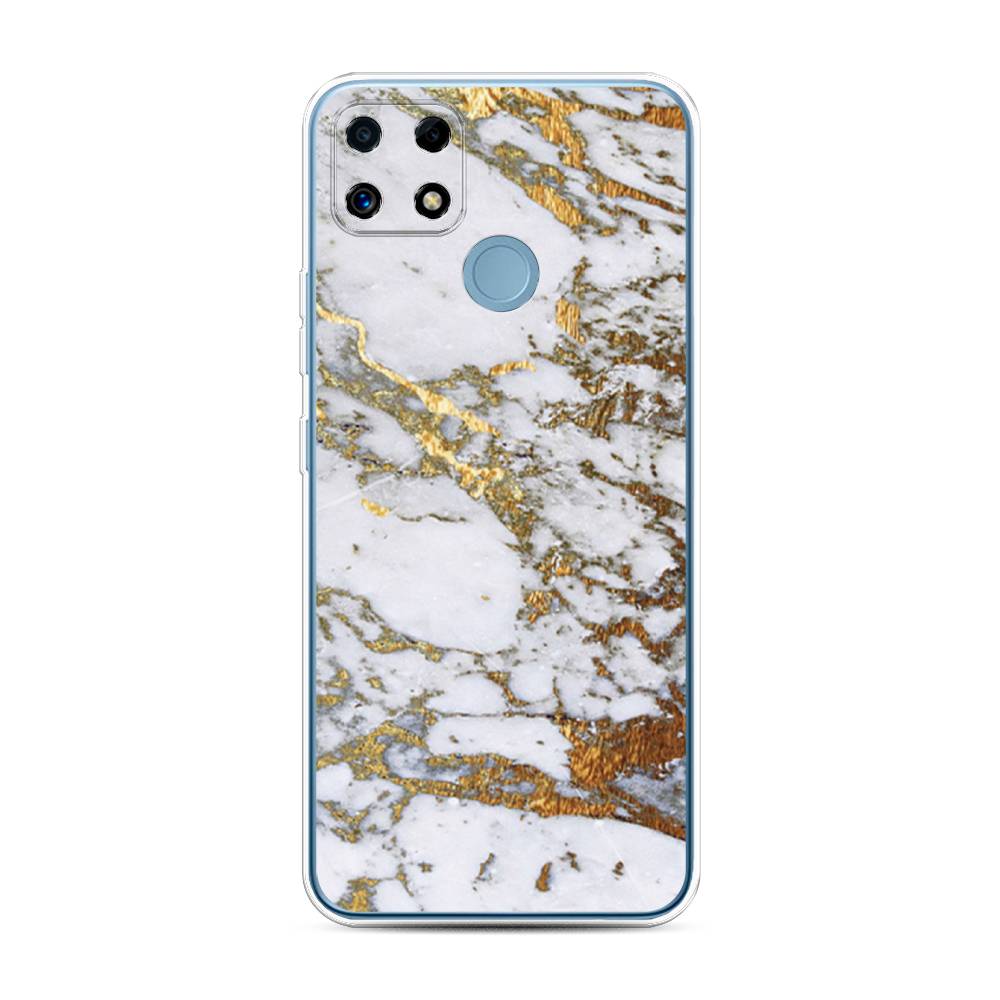 

Чехол Awog на Realme C25/C25s "Белый мрамор", 257450-3