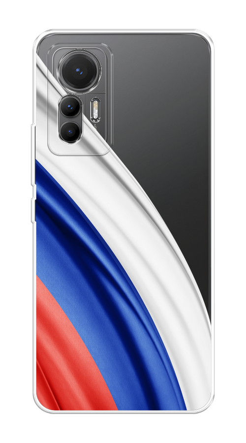 

Чехол на Xiaomi 12 Lite "Флаг России уголок", Белый;синий;красный;прозрачный, 315050-1