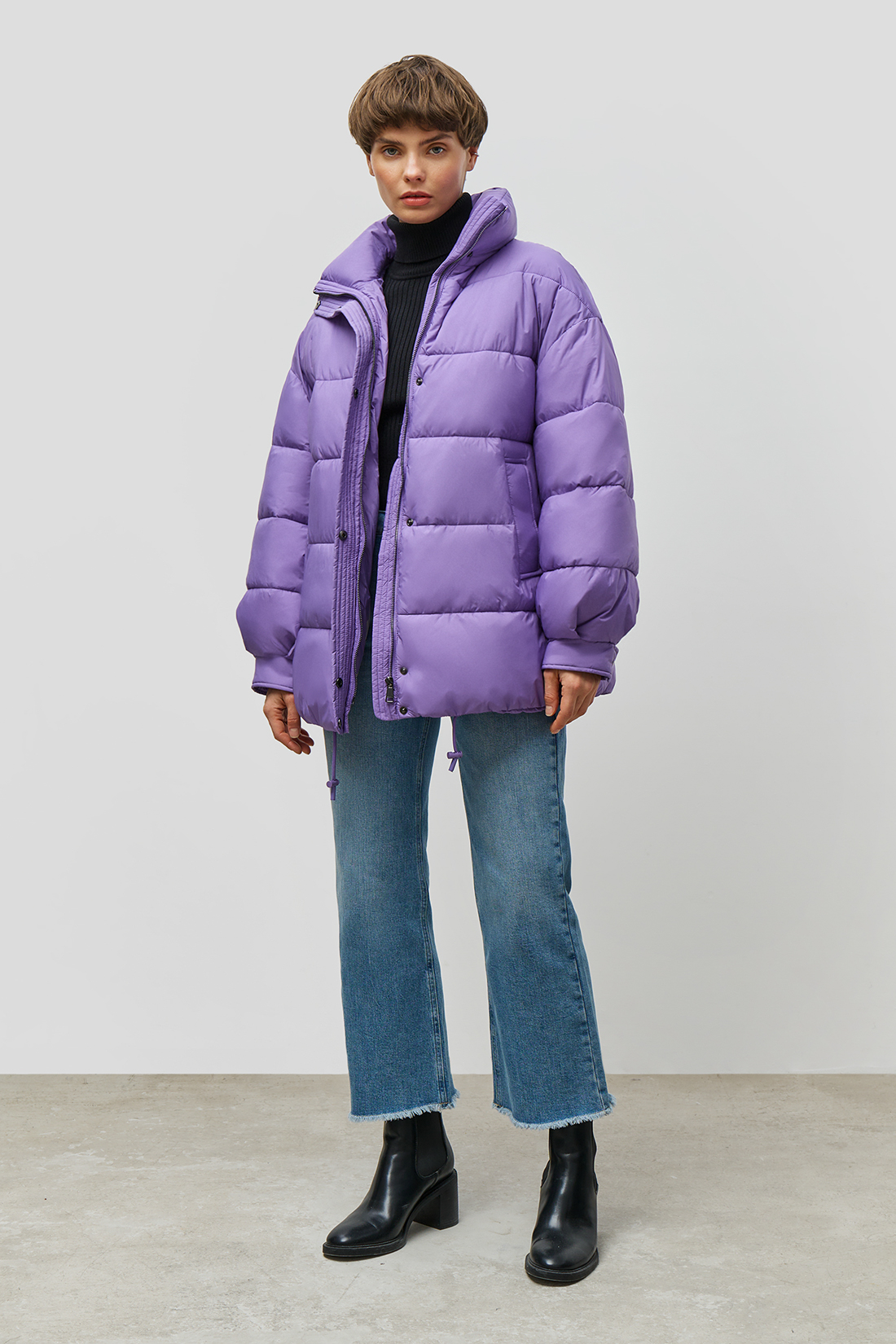 Куртка женская Baon B0423002 фиолетовая XL