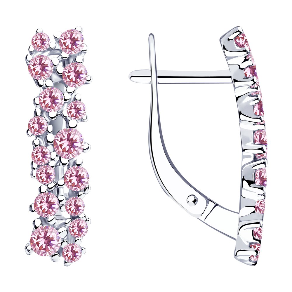 

Серьги из серебра с фианитами SOKOLOV 94023702, 94023702