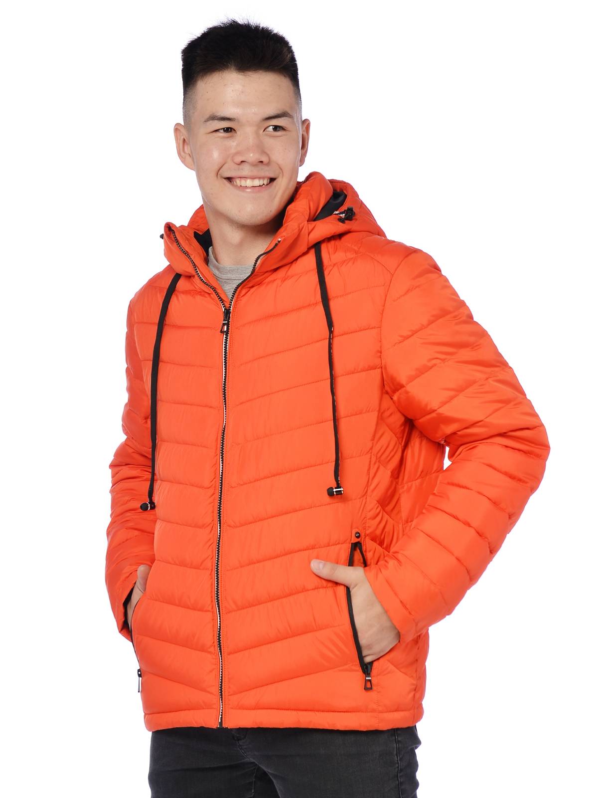 Куртка мужская Indaco 3795 оранжевая 48 RU