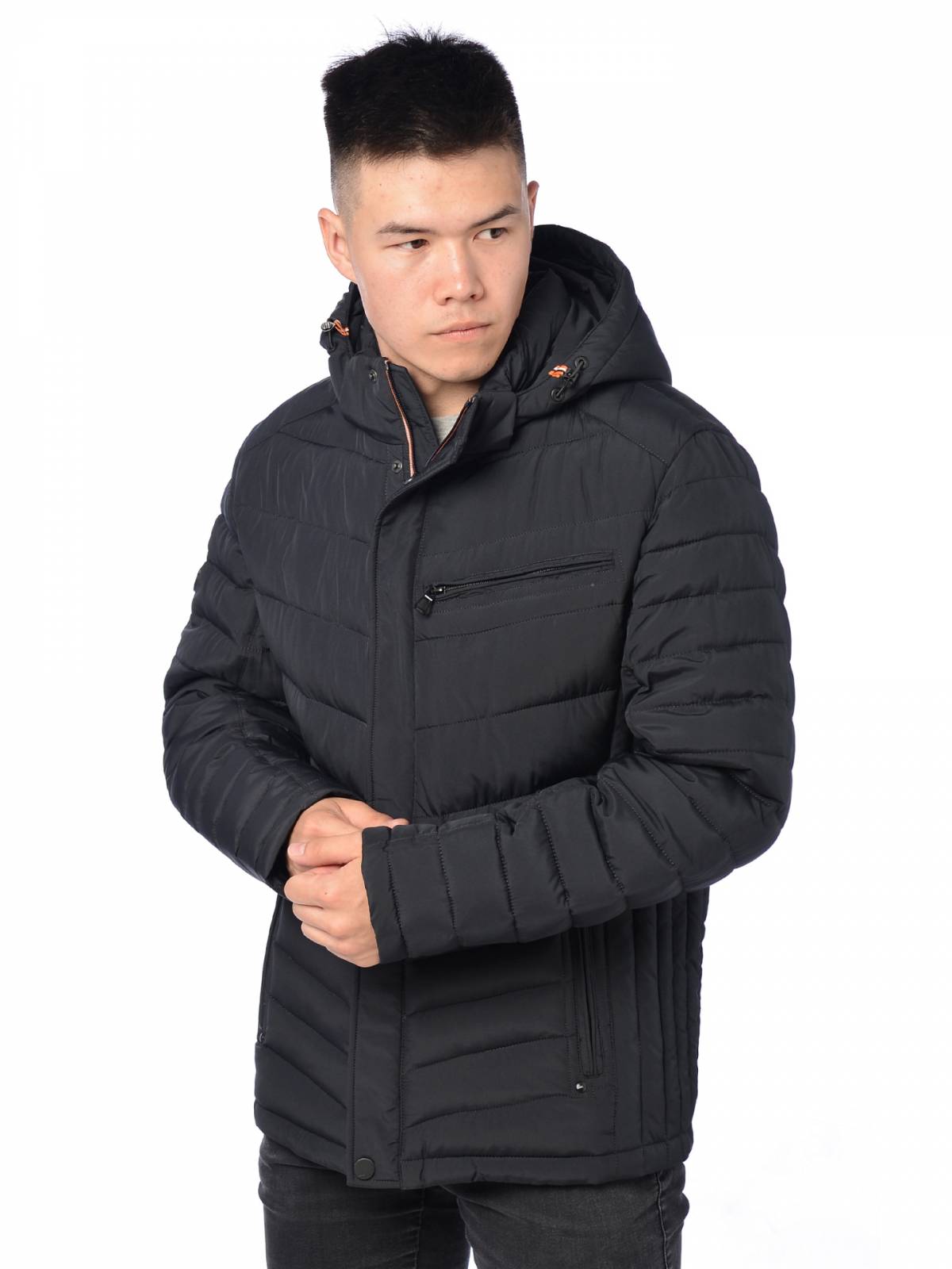 

Куртка мужская Indaco 3798 черная 48 RU, Черный, 3798