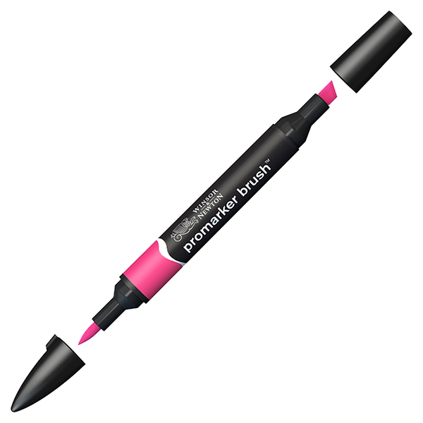 Маркер спиртовой Winsor&Newton Brushmarker R156 карминовый