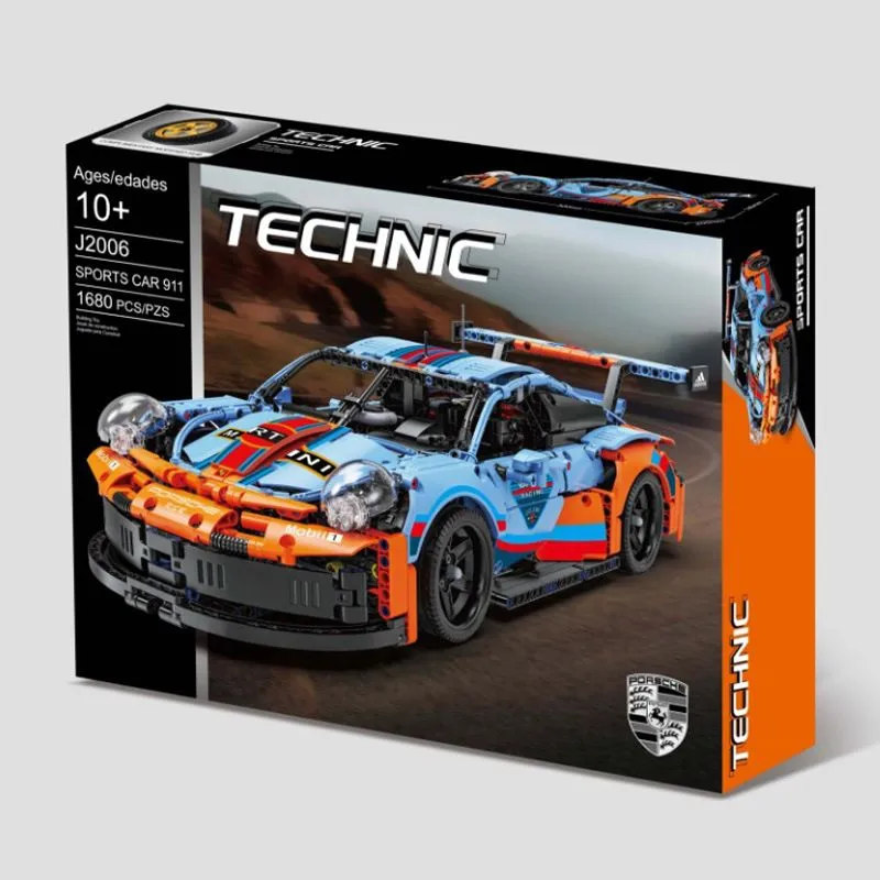 

Конструктор Porsche 911 RSR Martini Design, 1 680