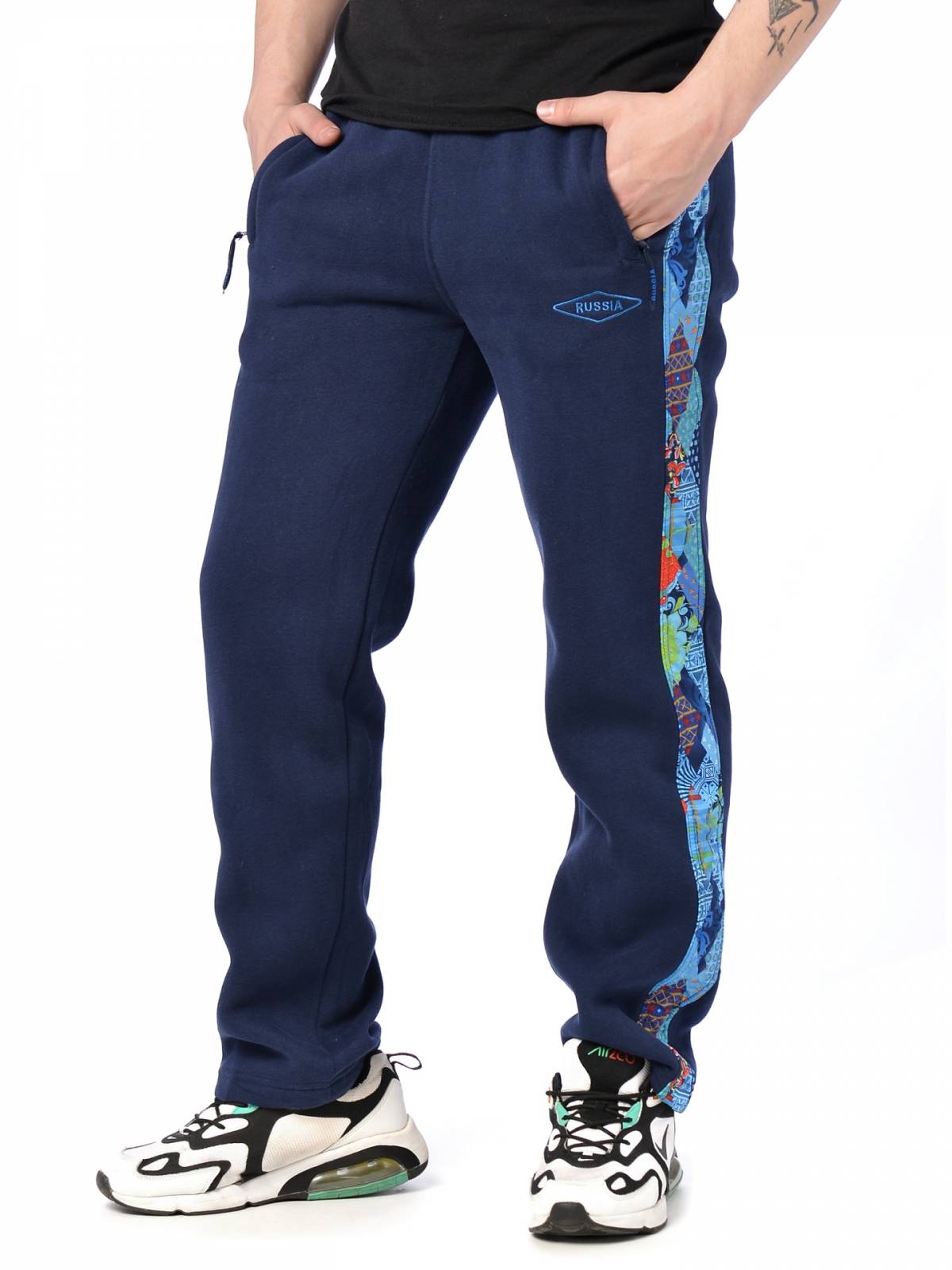 

Спортивные брюки мужские Russia 4087 синие 50 RU, Синий, 4087