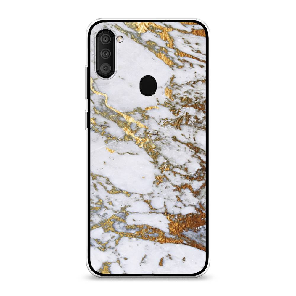 

Чехол Awog на Samsung Galaxy M11 / Самсунг M11 "Белый мрамор", 2100650-3