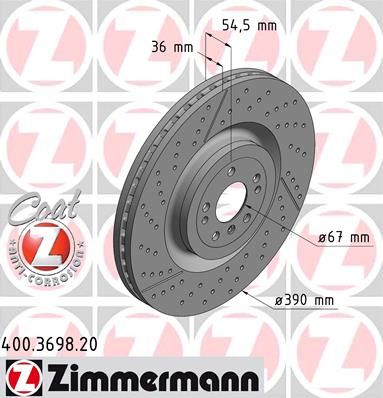 

Диск Тормозной Mercedes С Антикоррозионным Покрытием Coat Z Zimmermann 400369820