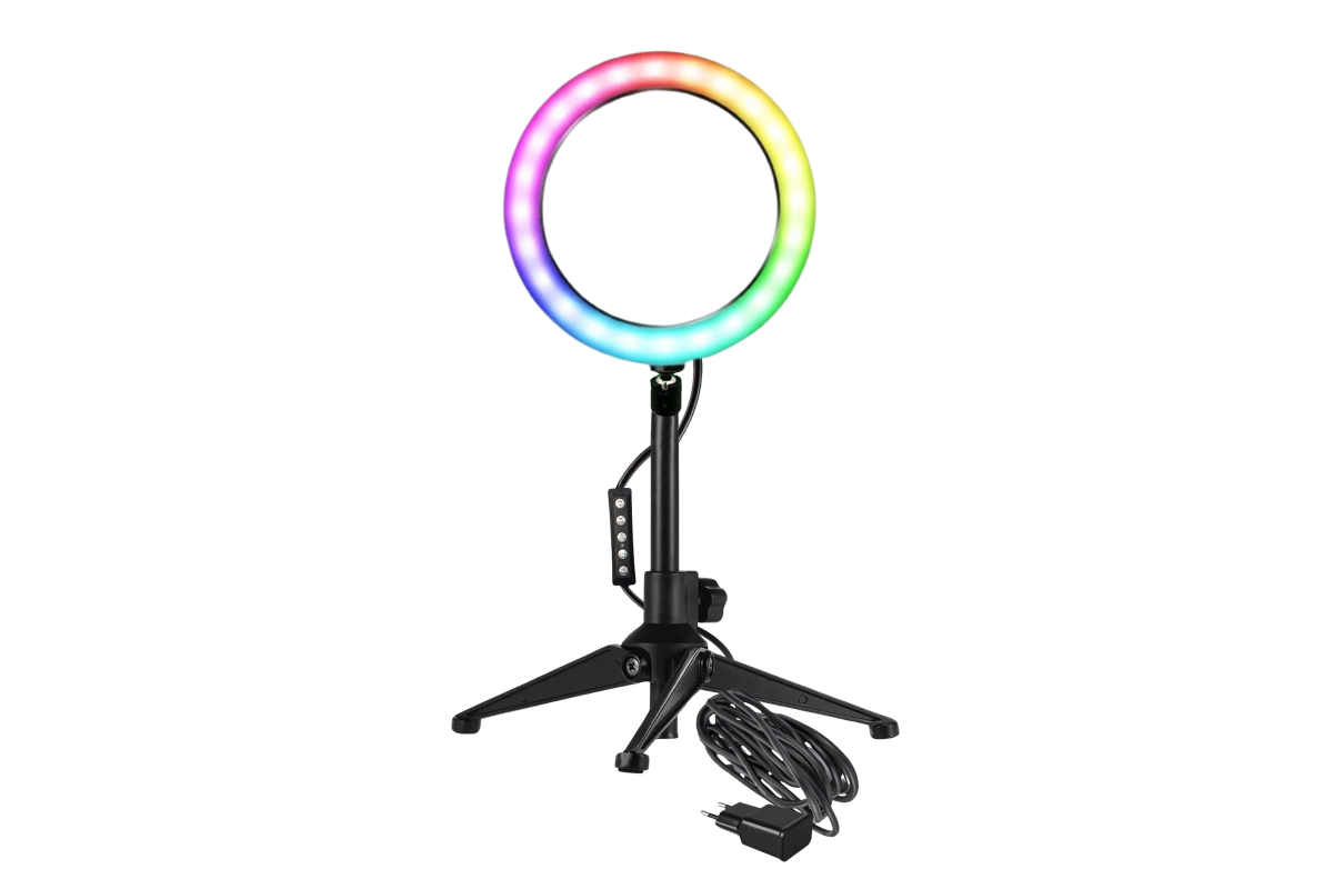 Кольцевая лампа Mobicent RGB-TR26A 26 белая