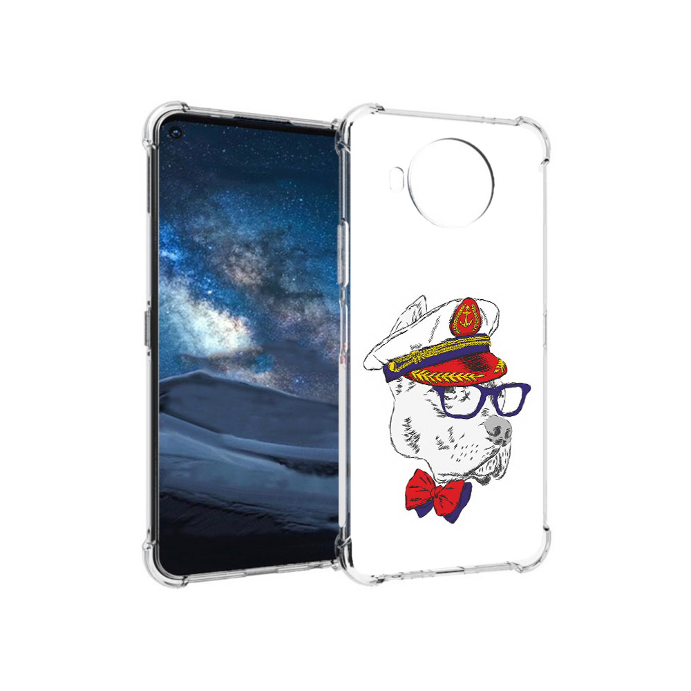 

Чехол MyPads Tocco для Nokia 8.3 бульдог (PT227053.110.251), Прозрачный, Tocco