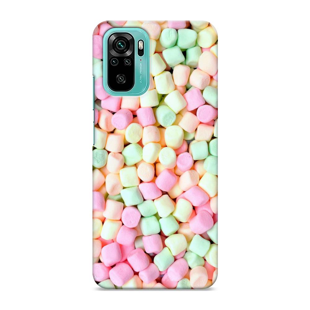 фото Пластиковый чехол "marshmallows" на xiaomi redmi note 10 awog