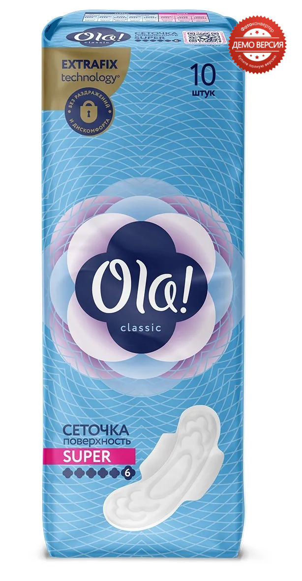 

Прокладки Ola Wings Super классические удлиненные 10шт