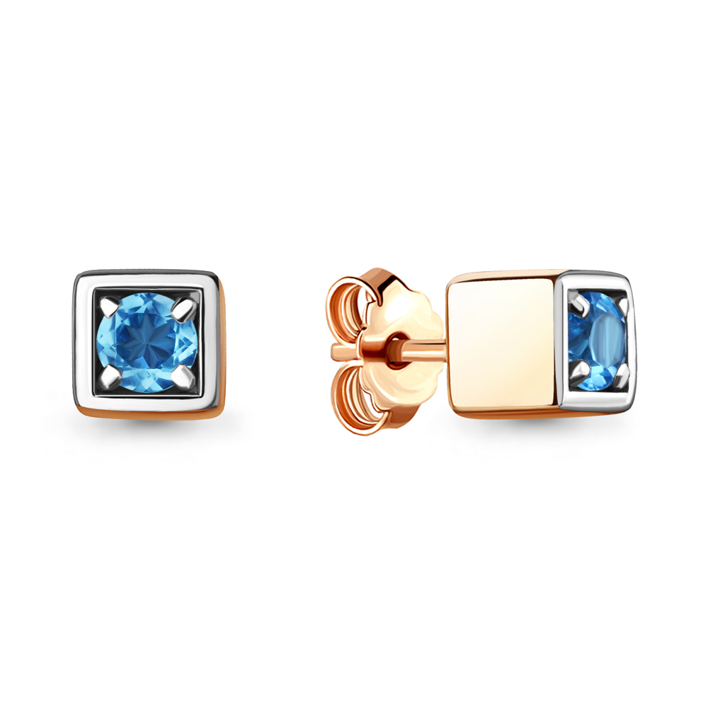 

Серьги-пусеты из серебра с топазом Aquamarine 4713405_925_з, 4713405_925_з