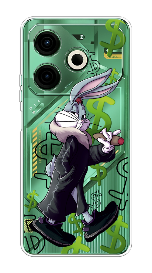 

Чехол на Tecno Pova 6 Neo "Rich Bugs Bunny", Зеленый;черный;голубой, 309050-1