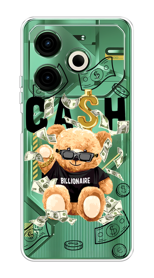 

Чехол на Tecno Pova 6 Neo "Big cash", Черный;серый;бежевый, 309050-1
