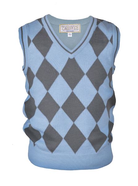 

Жилет детский Tsarevich Light blue-2.1 голубой, размер 158, Light blue-2.1