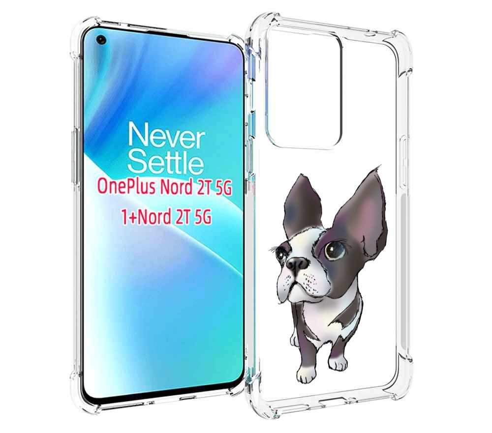 

Чехол MyPads Бульдожка для OnePlus Nord 2T, Прозрачный, Tocco