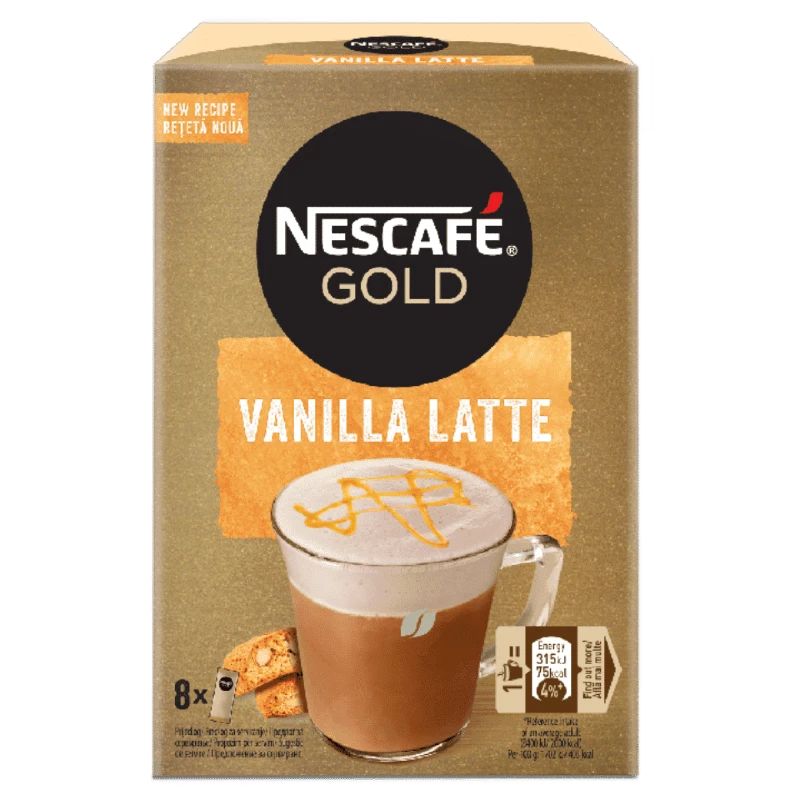 

Кофе Nescafe Vanilla Latte 3 в 1 растворимый 18,5 г х 8 шт