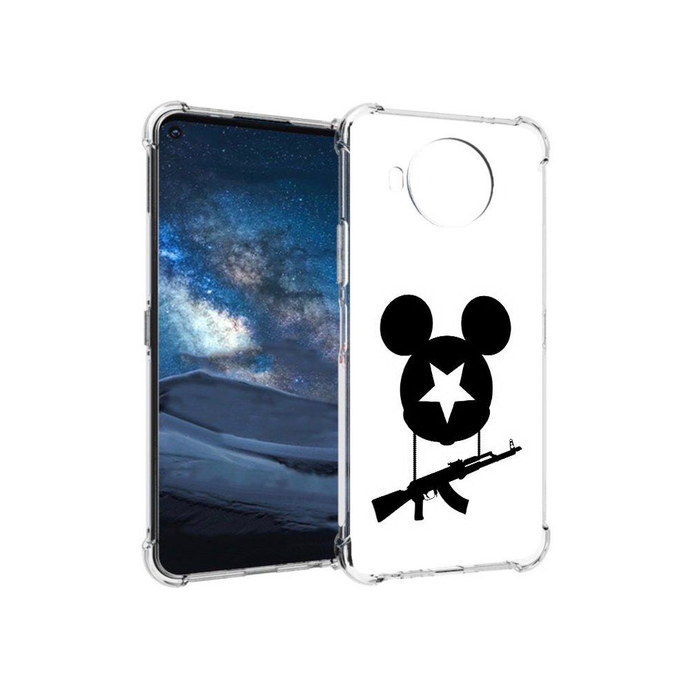 

Чехол MyPads Tocco для Nokia 8.3 АК Микки (PT227053.110.26), Прозрачный, Tocco