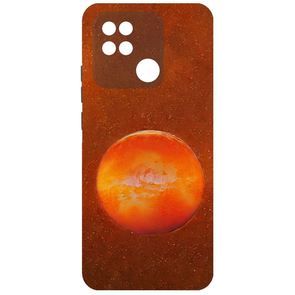 

Чехол-накладка Софт Мандариновый космос для Xiaomi Redmi 10A