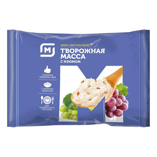 

Творожная масса Магнит с изюмом 5% БЗМЖ 170 г