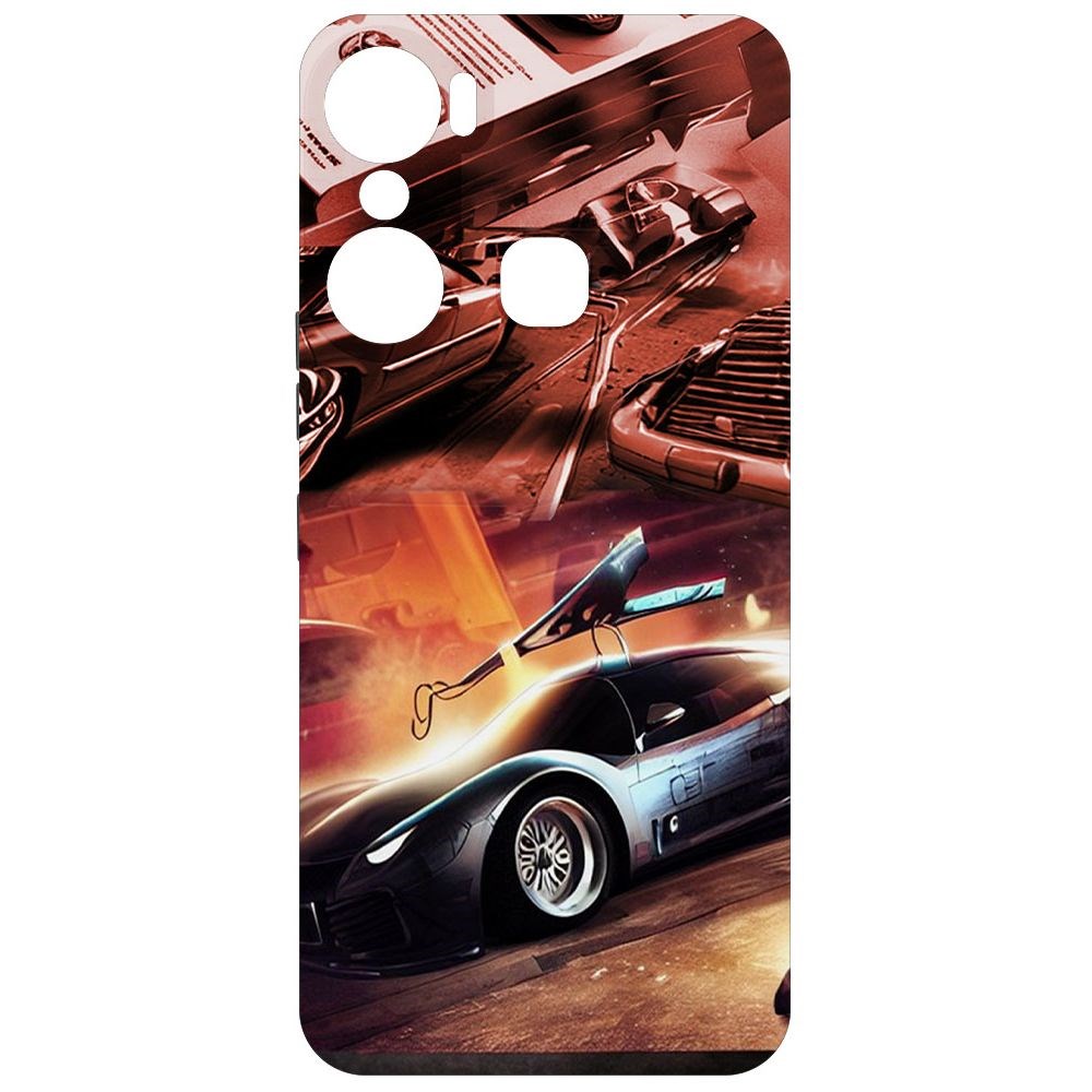 

Чехол-накладка Софт Автодинамика для Infinix Hot 12 Pro, Черный